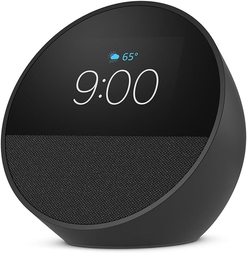 All-New Echo Spot Smart Alarm Clock with Vibrant Sound