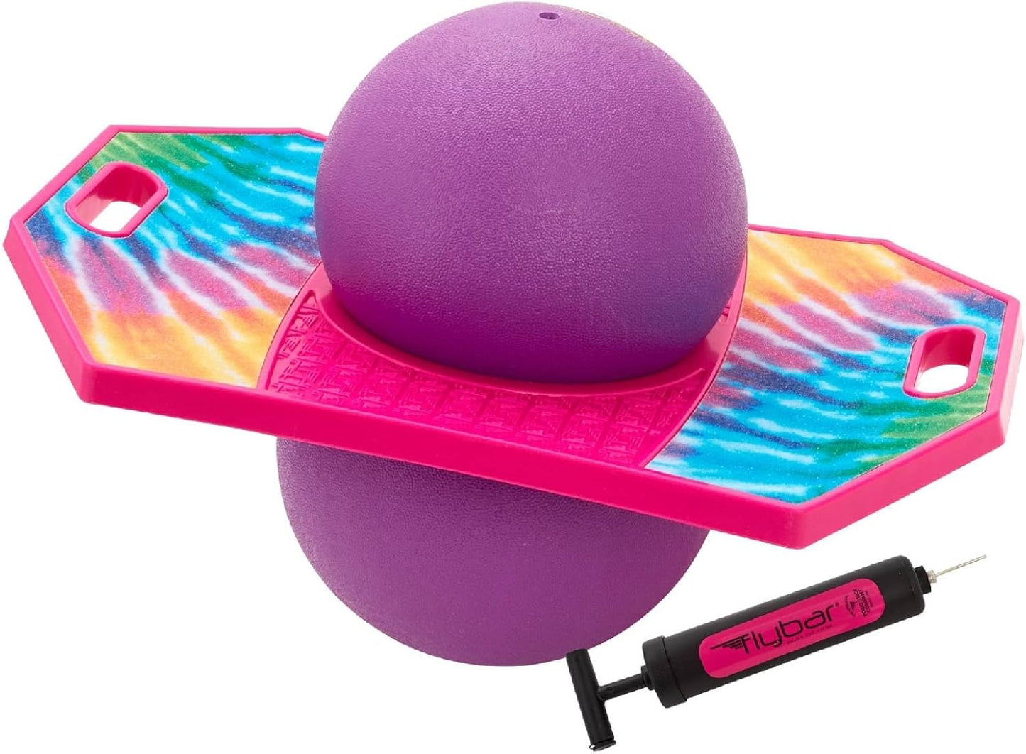 FLYBAR Pogo Trick Ball Jumper | Ages 6+, up to 160 Lbs (Includes Pump, Easy to Carry Handle)