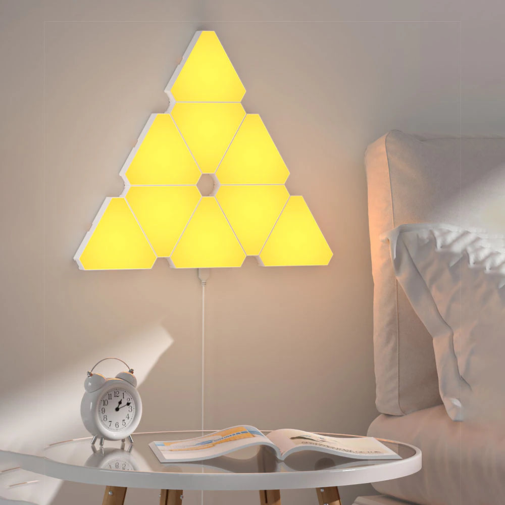    LED Triangular RGB Magic Lamp | Bedroom & Office Decoration