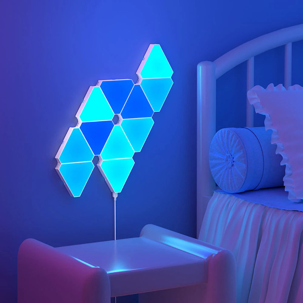    LED Triangular RGB Magic Lamp | Bedroom & Office Decoration