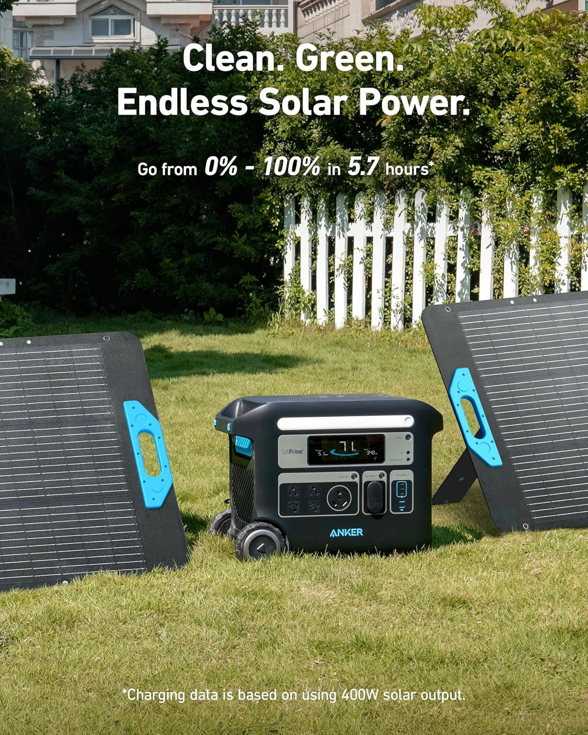 ANKER Solix F2000 Portable Power Station |2400W Solar Generator (Home Use, Outdoor Camping, and Rvs)