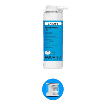 AQUATRU Carafe AT100 Filtro de Reemplazo con Ósmosis Inversa | Reduce Arsénico, Plomo, Quistes Parásitos, Cobre y Más