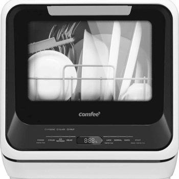 FRIGIDAIRE EFIC117 Máquina de Hielo de Acero Inoxidable con Capacidad de 26 lb | Produce 9 Cubos Cada 7-15 Minutos | Incluye Pala para Hielo y Tapón de Drenaje