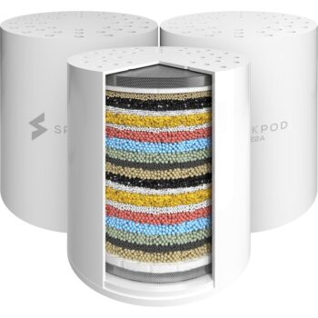 FILTRO DE REPUESTO (3 Unidades) Para SPARKPOD De 23 Etapas  | Para personas con piel y cuero cabelludo sensibles y secos