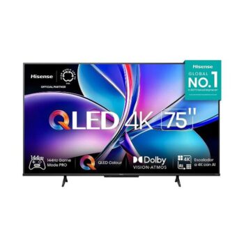 Hisense Smart Google TV 4K QLED Q7QG4K con Dolby Atmos, HDMI y USB