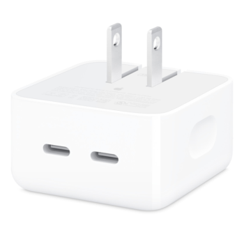 APPLE Cargador 35W con Entradas Duales USB-C